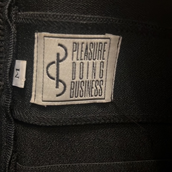 Pleasure doing business banded black dress - Picture 3 of 4